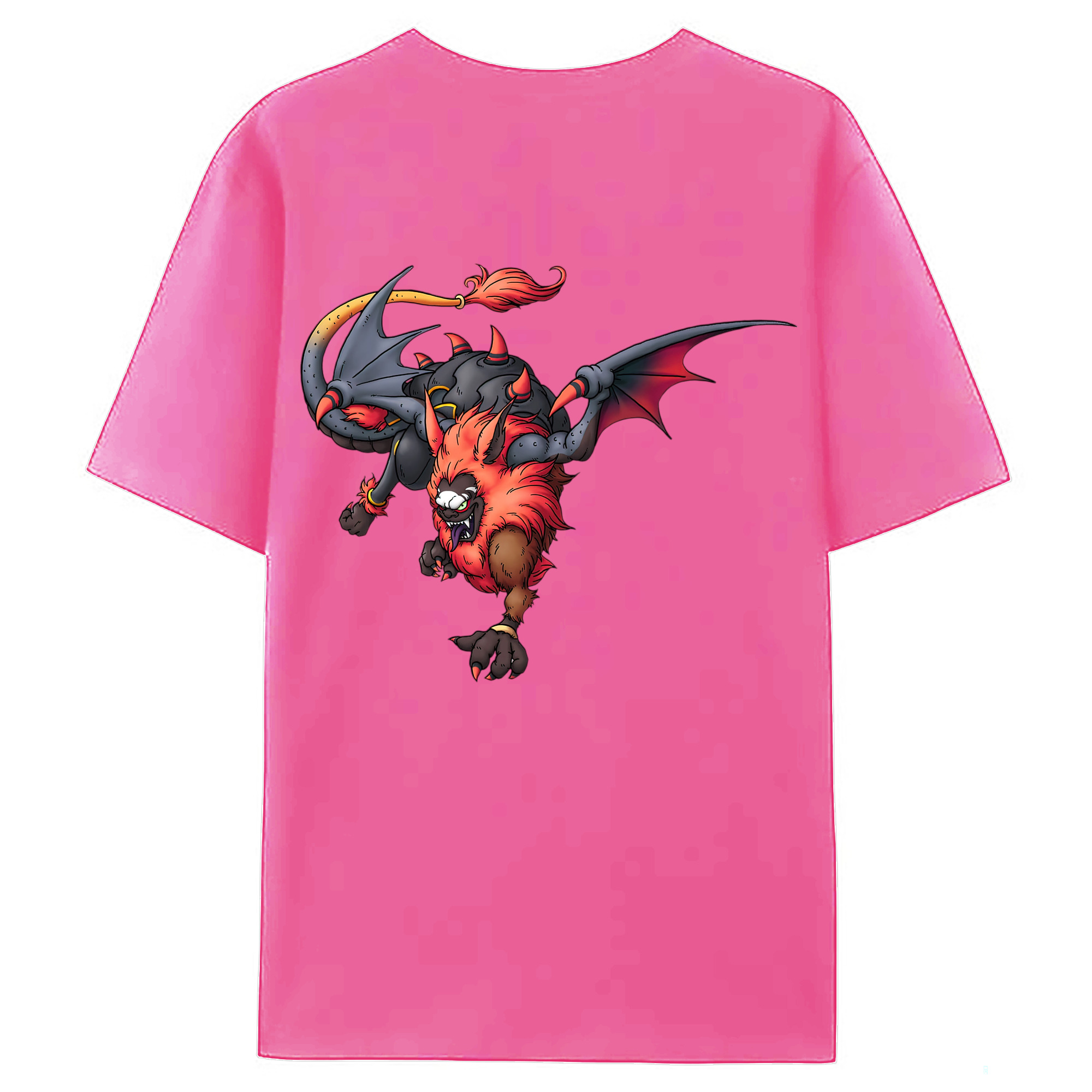 （画像用） ドラゴンクエスト Doragon Kuesuto Dragon Quest レディース半袖Tシャツ(バックプリント)